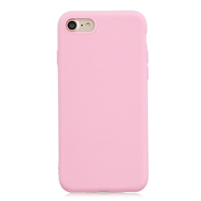 TPU Deksel iPhone 7 Rosa - Stilig og enkelt deksel