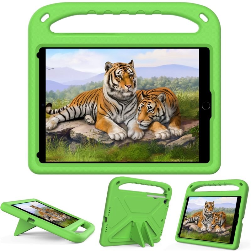 Etui EVA med håndtak for Apple iPad 10.2 8th Gen (2020) Grønn