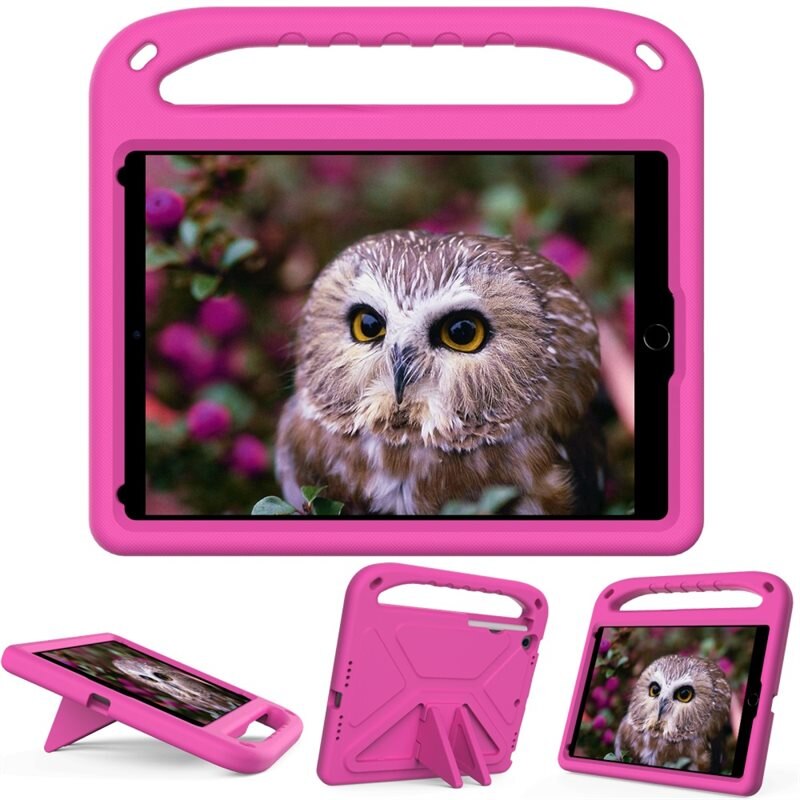Etui EVA med håndtak for Apple iPad 10.2 9th Gen (2021) Rosa