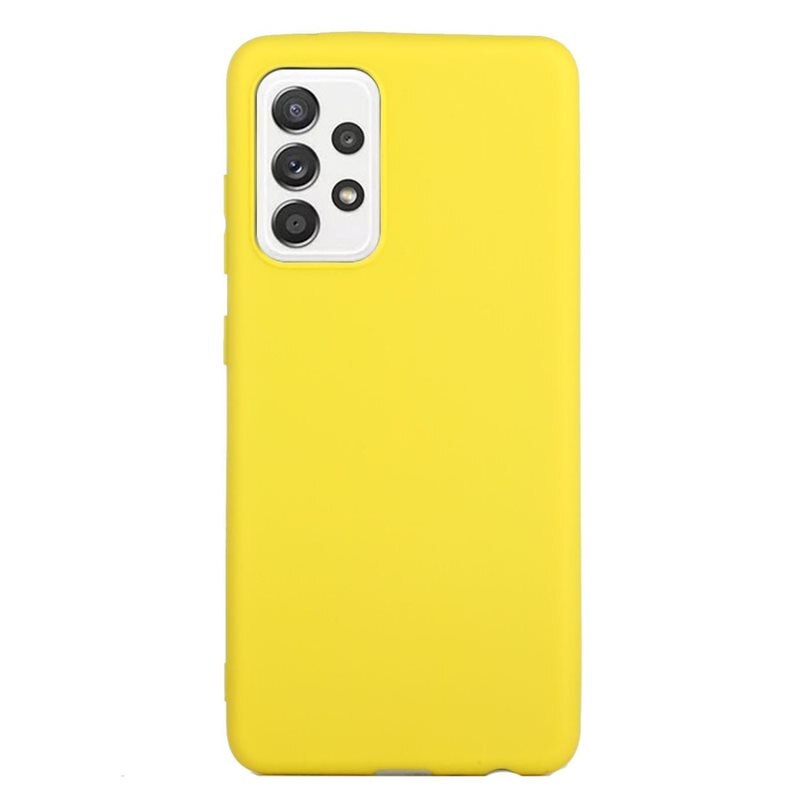 TPU Deksel Samsung Galaxy A52 5G Gul - Stilig og enkelt deksel