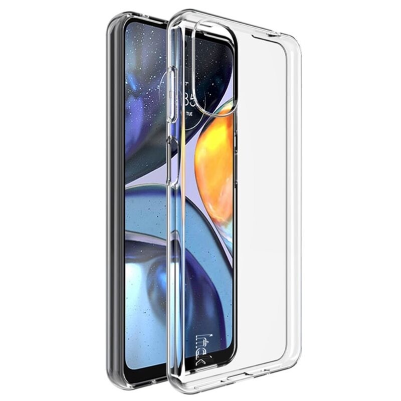 Imak TPU Deksel Motorola Moto G22 Gjennomsiktig - Stilrent mobildeksel - Beskytter mobilen din mot skader og slitasje