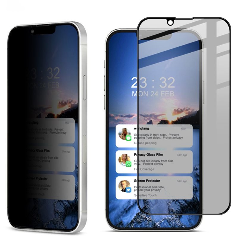 Imak Heldekkende Privacy Skjermbeskytter iPhone 13 Pro Max