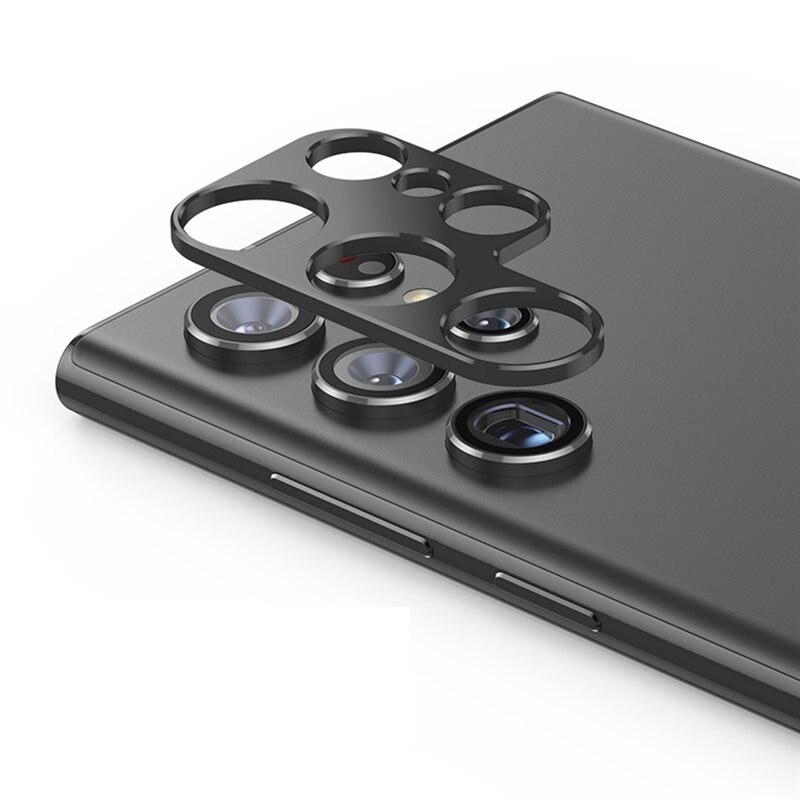 Enkay Kamerabeskyttelse Aluminium Samsung Galaxy S22 Ultra svart