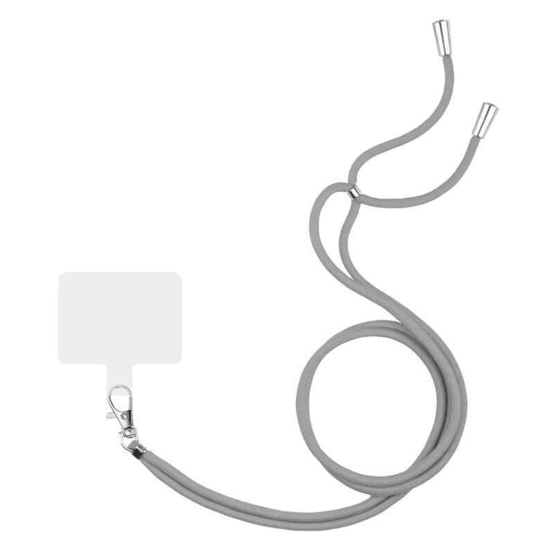 Universal Phone Shoulder Strap Grey - Lång bærereim for mobildeksler og enheter