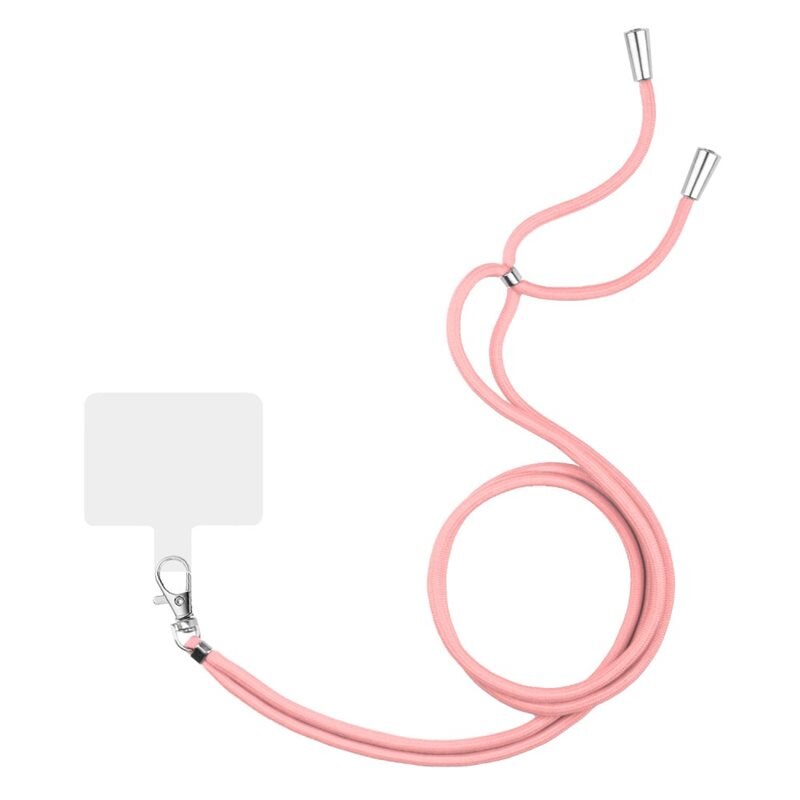 Universal Phone Shoulder Strap Pink - Lång bærereim for mobildeksler og enheter