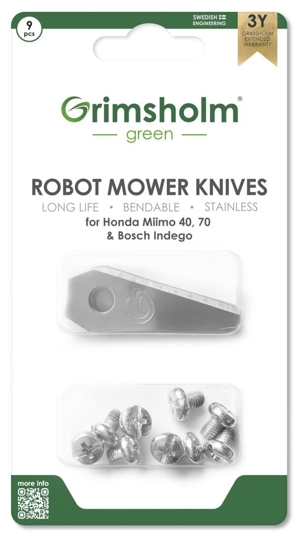 Grimsholm 9-pakning kniver til Honda HRM 40/40 Live
