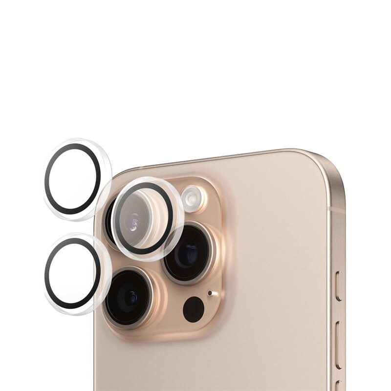 PanzerGlass iPhone 16 Pro Max Hoops Camera Lens Protector Gjennomsiktig