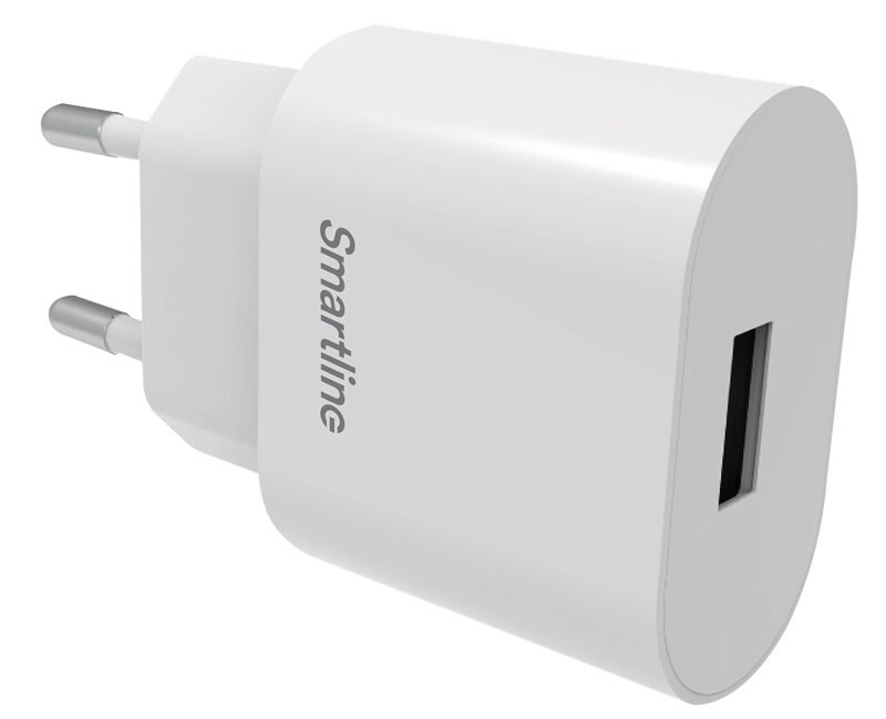Smartline USB Wall Charger 2.4A 12W hvit