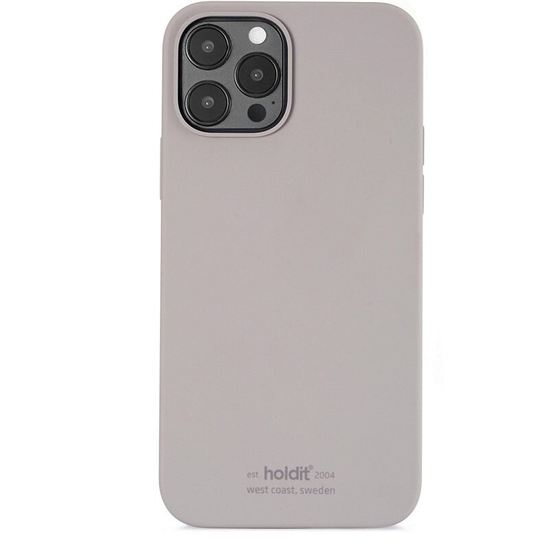 Holdit Deksel Silikon iPhone 12/iPhone 12 Pro Taupe