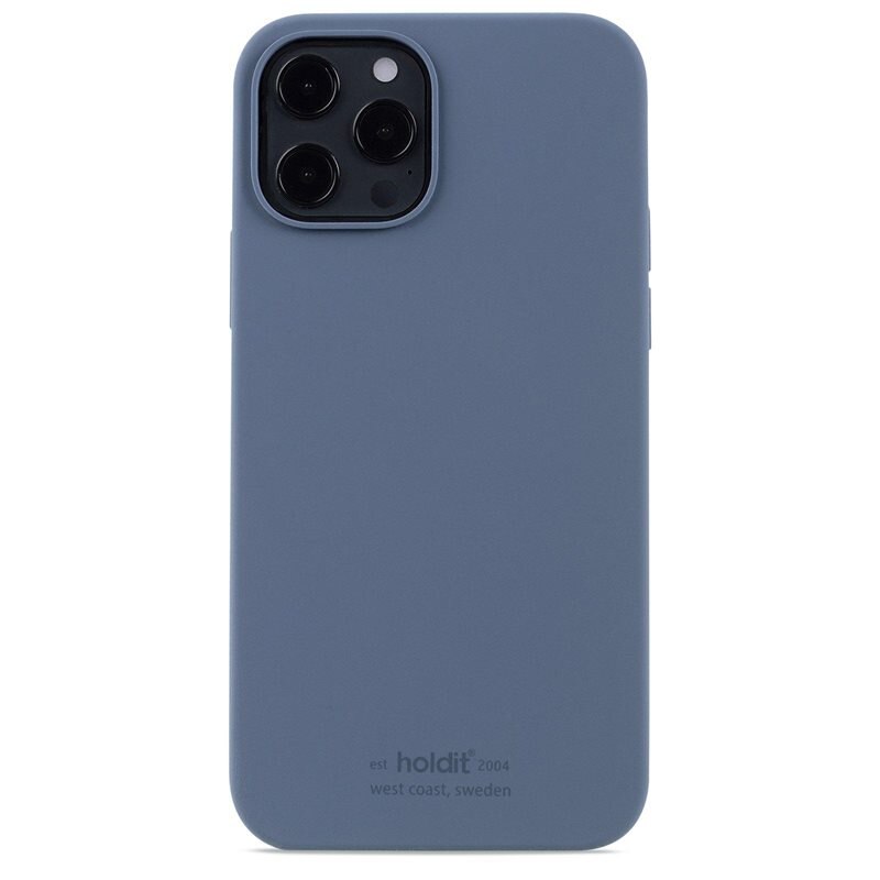 Holdit Deksel Silikon iPhone 12/iPhone 12 Pro Pacific Blue