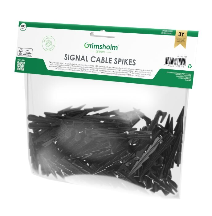 Grimsholm Signalkabelpinne for robotgressklippere (100-Pack)