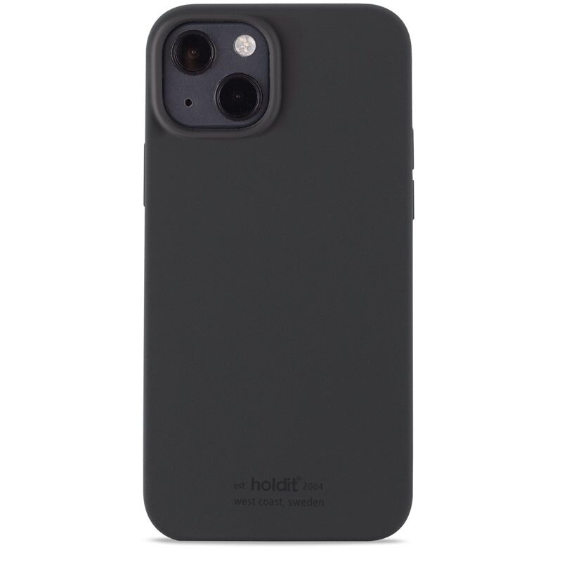 Holdit Deksel Silikon iPhone 14 Plus Black