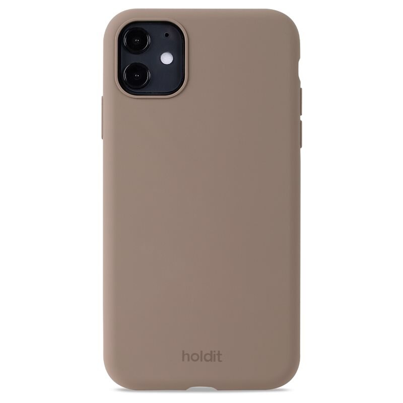 Holdit Deksel Silikon iPhone Xr Mocha Brown