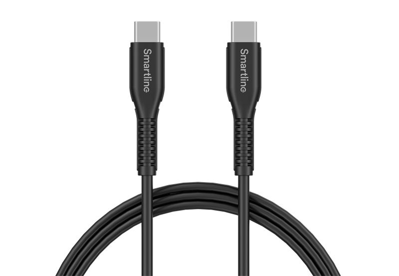 Smartline Strong USB Cable USB-C - USB-C 2m svart