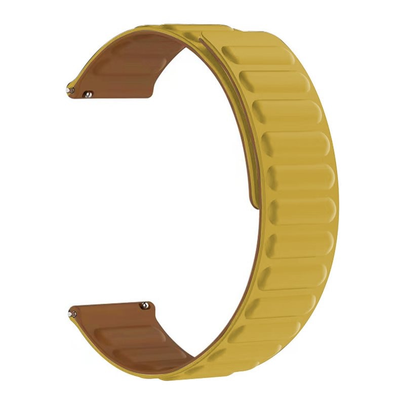 Samsung Galaxy Watch 4 Classic 42mm Magnetisk Reim Silikon gul