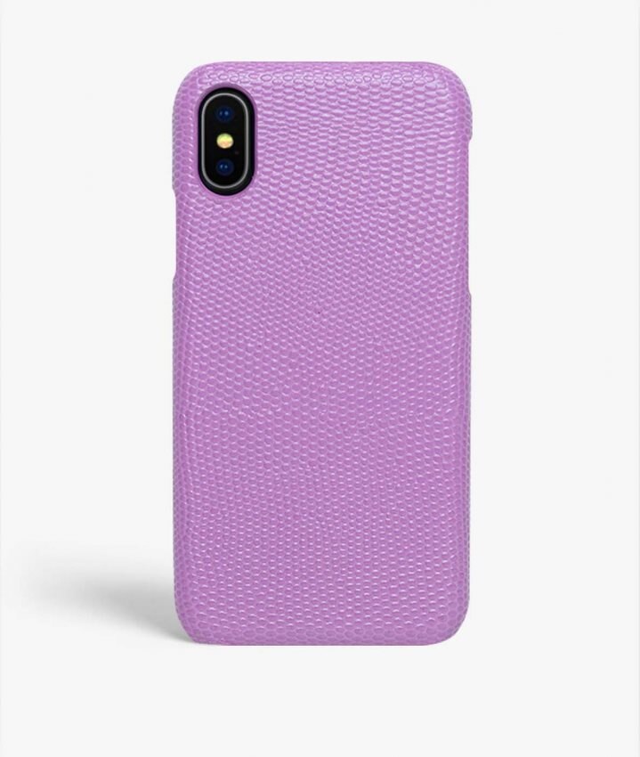 The Case Factory Deksel iPhone Xs Max Lizard Violet