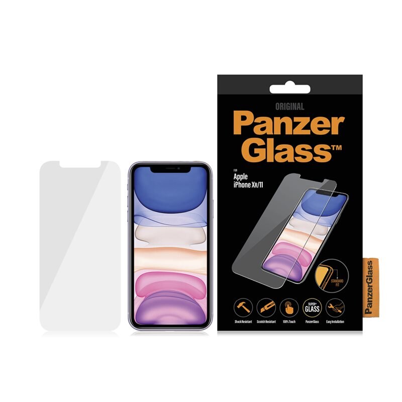 PanzerGlass iPhone 11 Screen Protector - Herdet glass skjermbeskytter - Klar beskyttelse for din skjerm