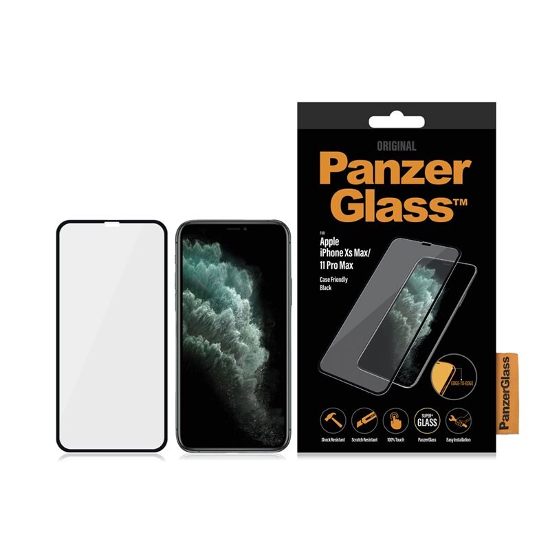 PanzerGlass iPhone XS Max Screen Protector Edge-to-Edge