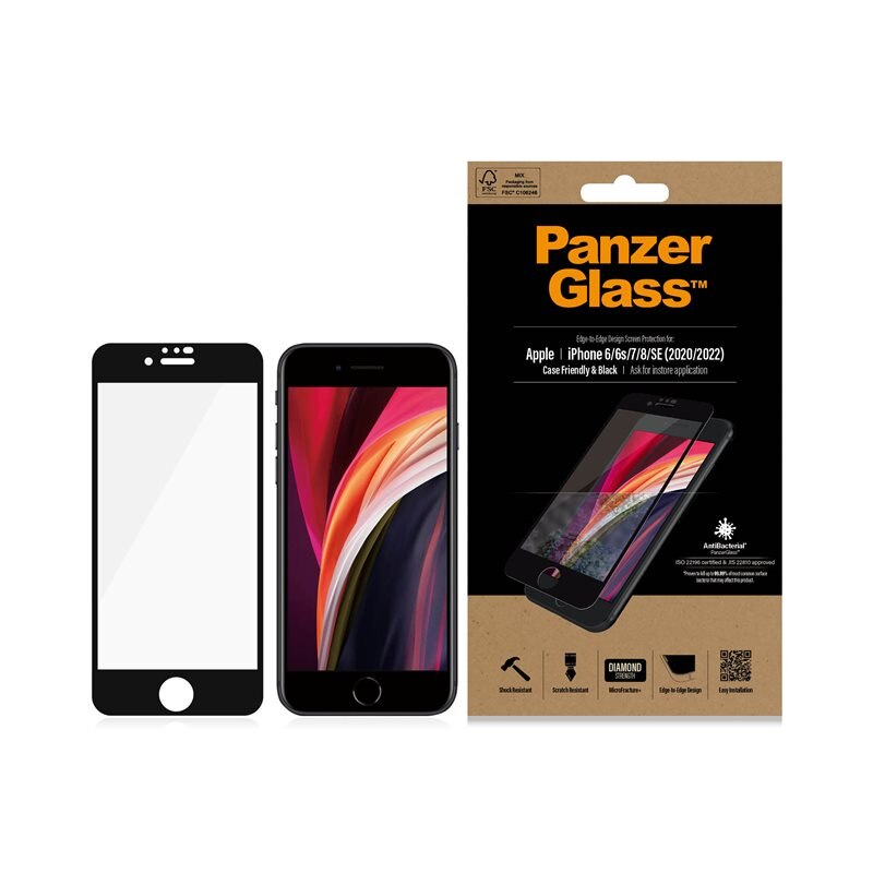 PanzerGlass iPhone 6/6s Screen Protector Edge-to-Edge
