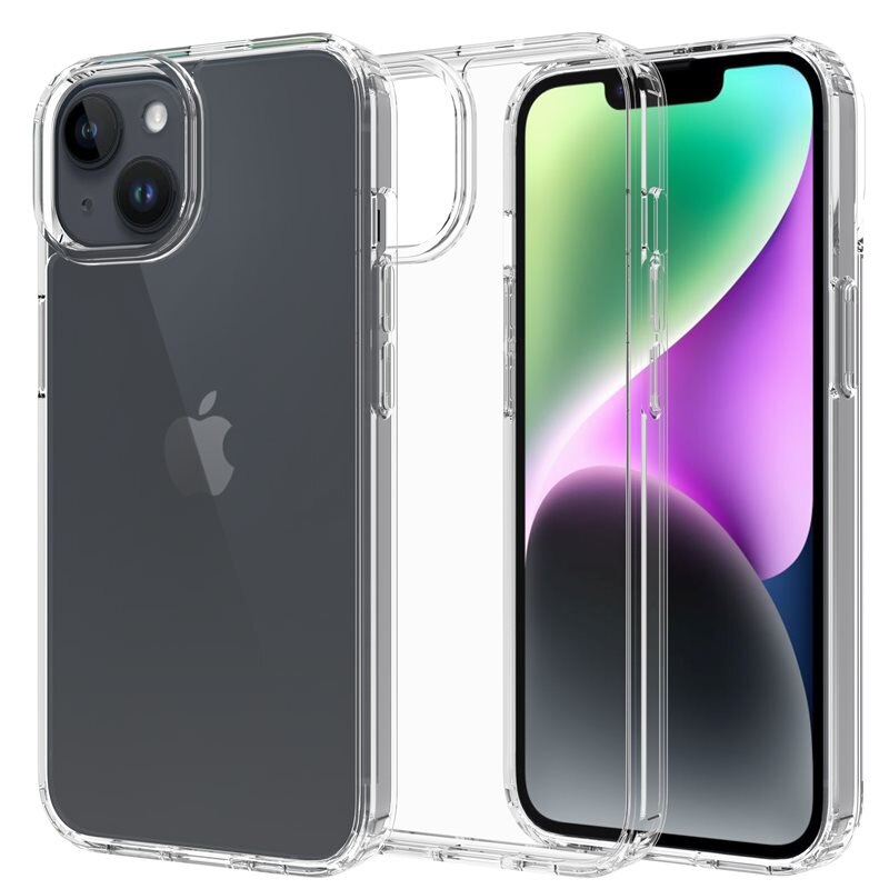 Mobique Hybriddeksel iPhone 13 Mini Gjennomsiktig - Mobildeksel
