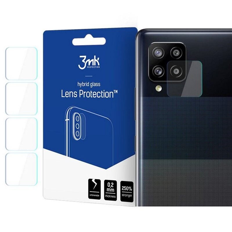 3mk 0.2mm Glass Lens Protection Galaxy A42 5G (4-pack)