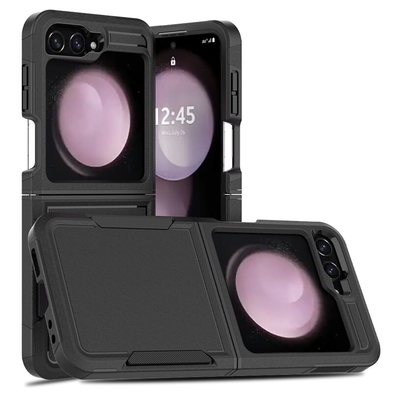 tectTech Off-roas Hybriddeksel Samsung Galaxy Z Flip 6 svart
