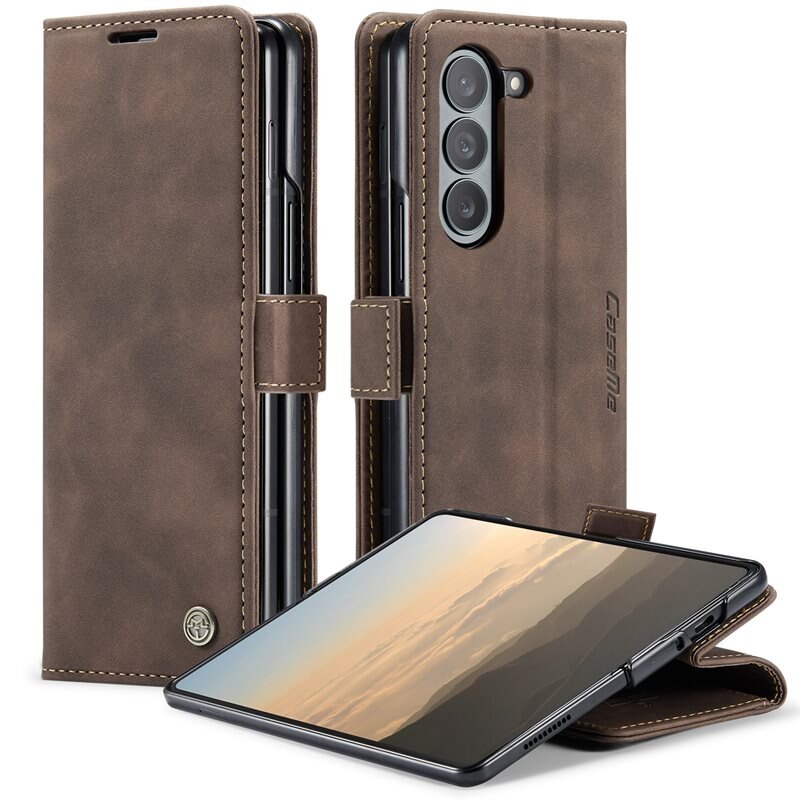 CaseMe Slim Lommebokveske Samsung Galaxy Z Fold 6 brun