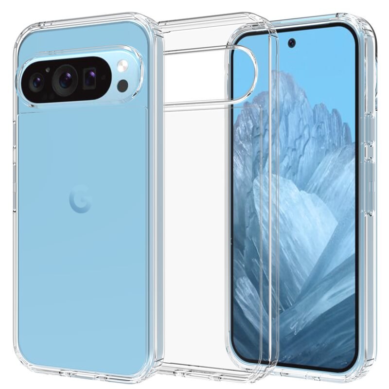 tectTech Crystal Hybrid Case Google Pixel 9 Pro gjennomsiktig - Mobildeksel