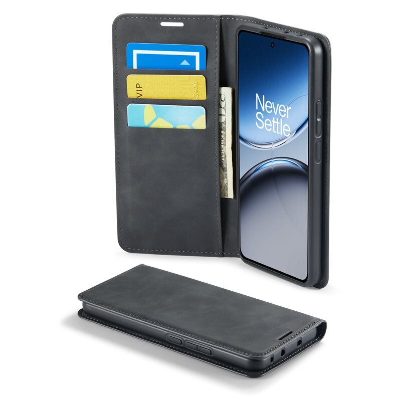 Mobique OnePlus Nord 5 Slim Mobilveske Svart - Lommeboketui i slank design