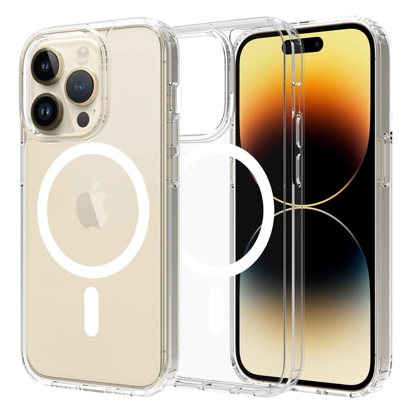 Mobique Hybriddeksel MagSafe iPhone 13 Pro Gjennomsiktig