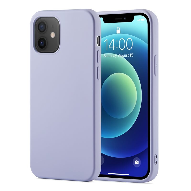 Mobique TPU Deksel iPhone 12/iPhone 12 Pro Lilla