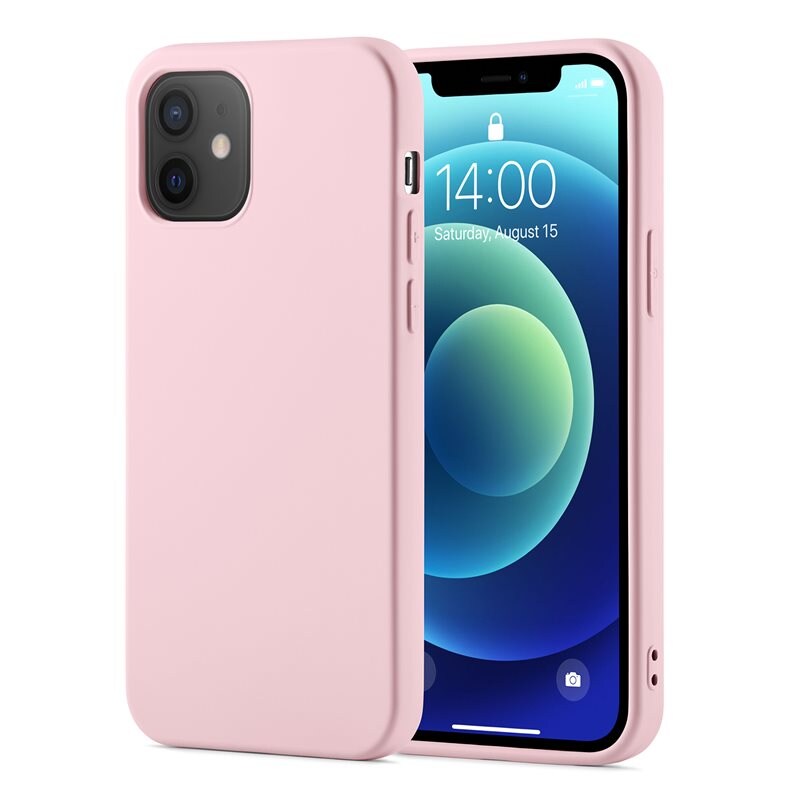 Mobique TPU Deksel iPhone 12/iPhone 12 Pro Lys rosa