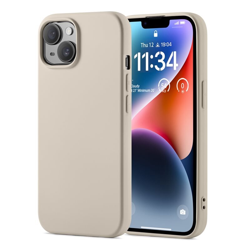 Mobique TPU Deksel iPhone 14 Beige
