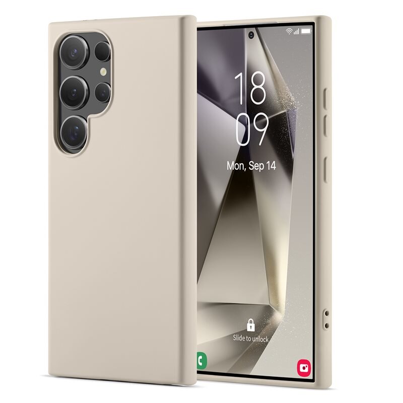 Mobique TPU Deksel Samsung Galaxy S24 Ultra Beige