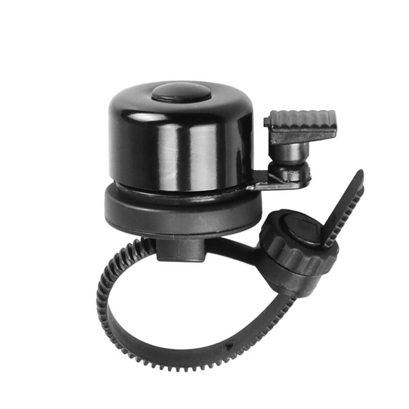 Sykkelklokke med Apple AirTag-holder svart