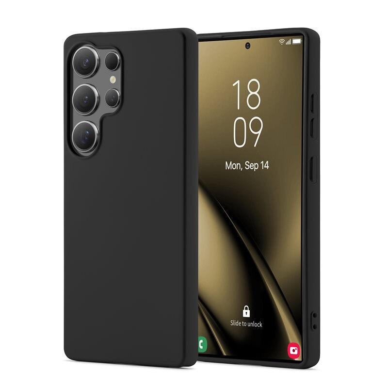 Mobique TPU Deksel Samsung Galaxy S25 Ultra Svart