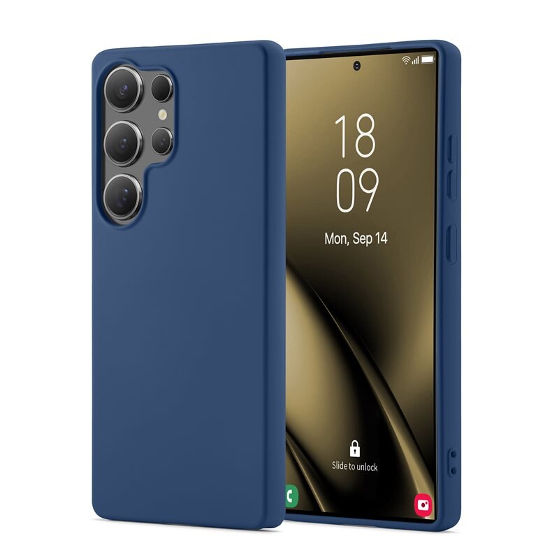 Mobique TPU Deksel Samsung Galaxy S25 Ultra Mørke blå