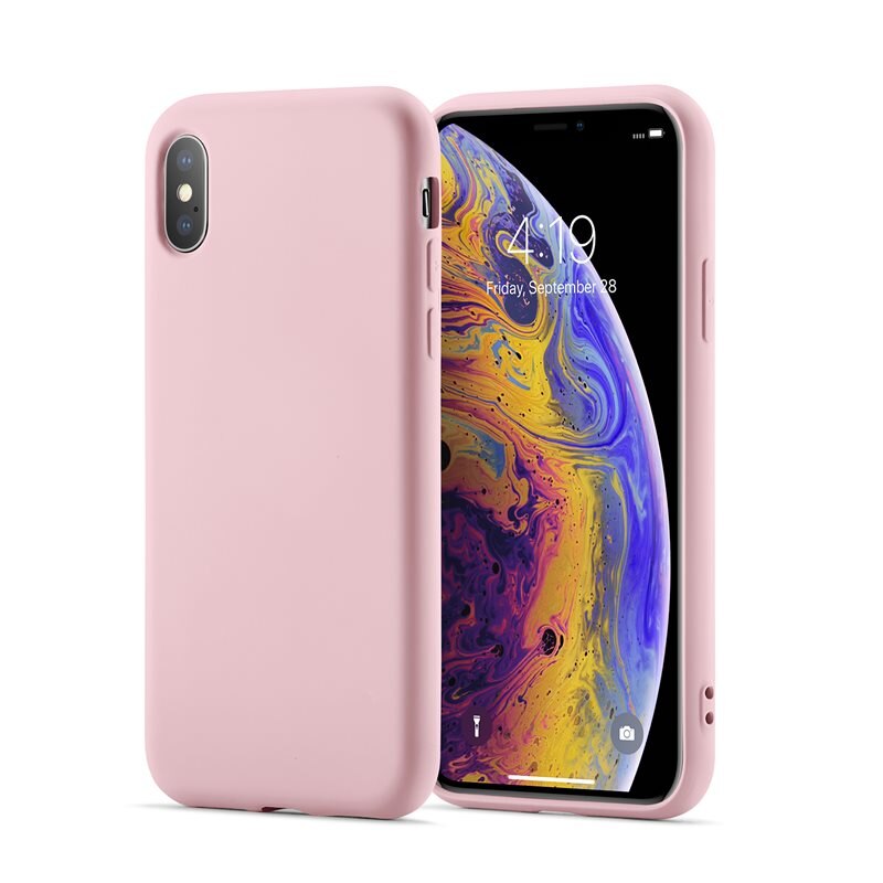 Mobique TPU Deksel iPhone X/XS Lys rosa