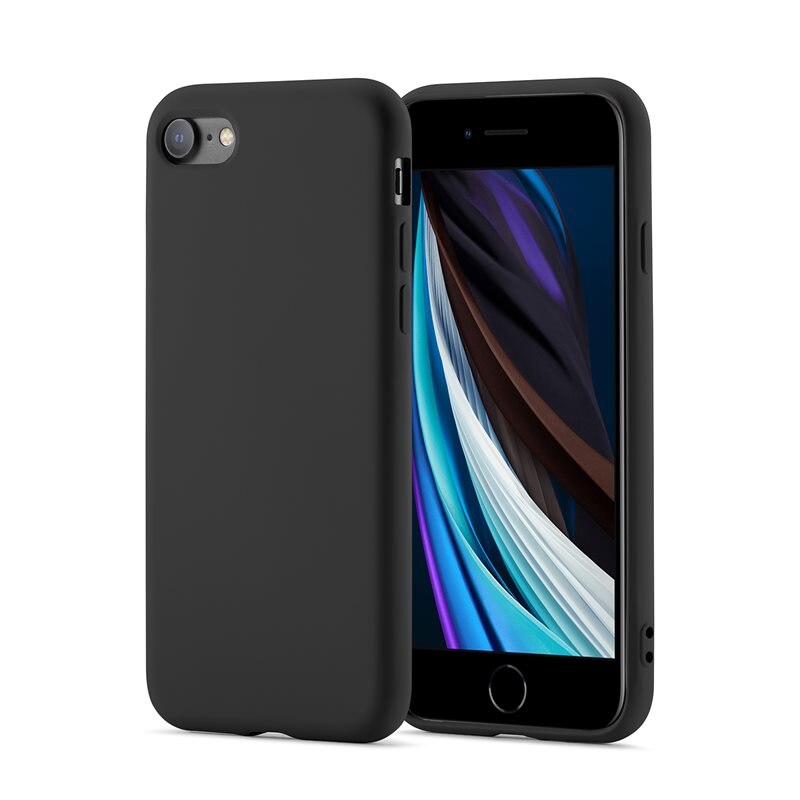 Mobique TPU Deksel iPhone SE 2022 Svart