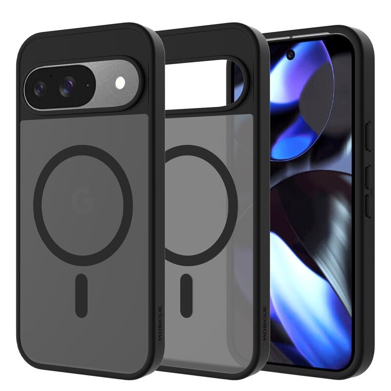 Mobique Magnetic Hybrid Deksel Google Pixel 9 Pro Frosted Black