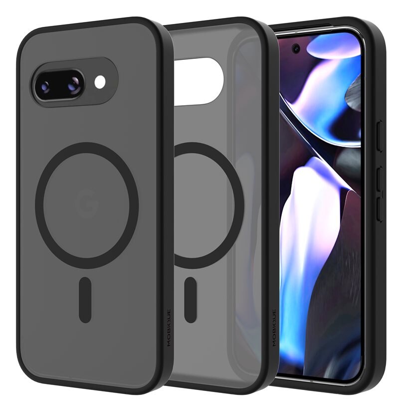 Mobique Magnetic Hybrid Deksel Google Pixel 9a Frosted Black