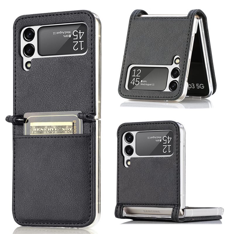 tectTech Slim Card Wallet Samsung Galaxy Z Flip 4 svart