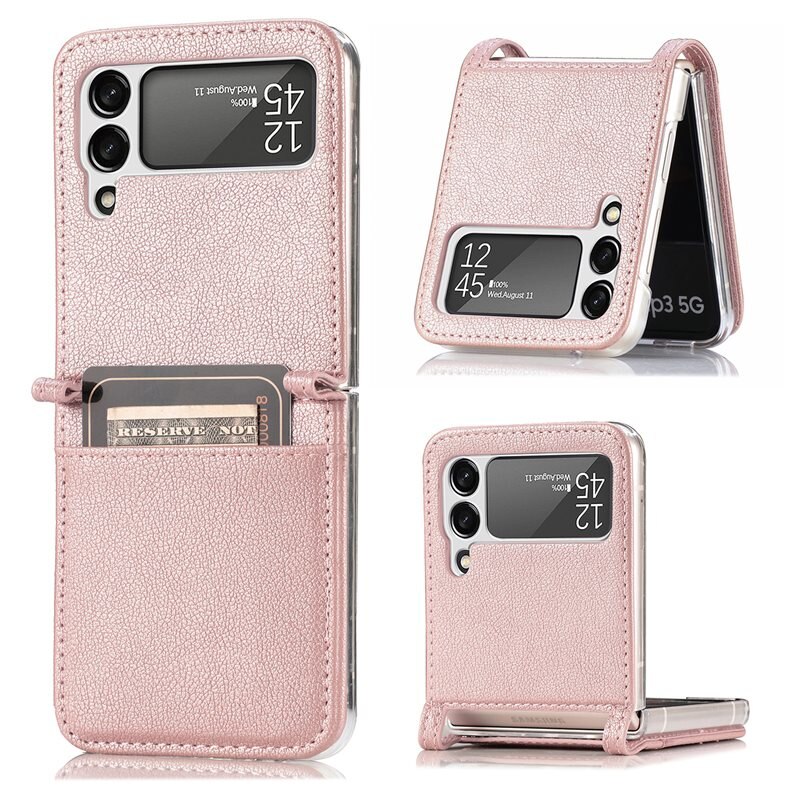 tectTech Slim Card Wallet Samsung Galaxy Z Flip 4 rosa