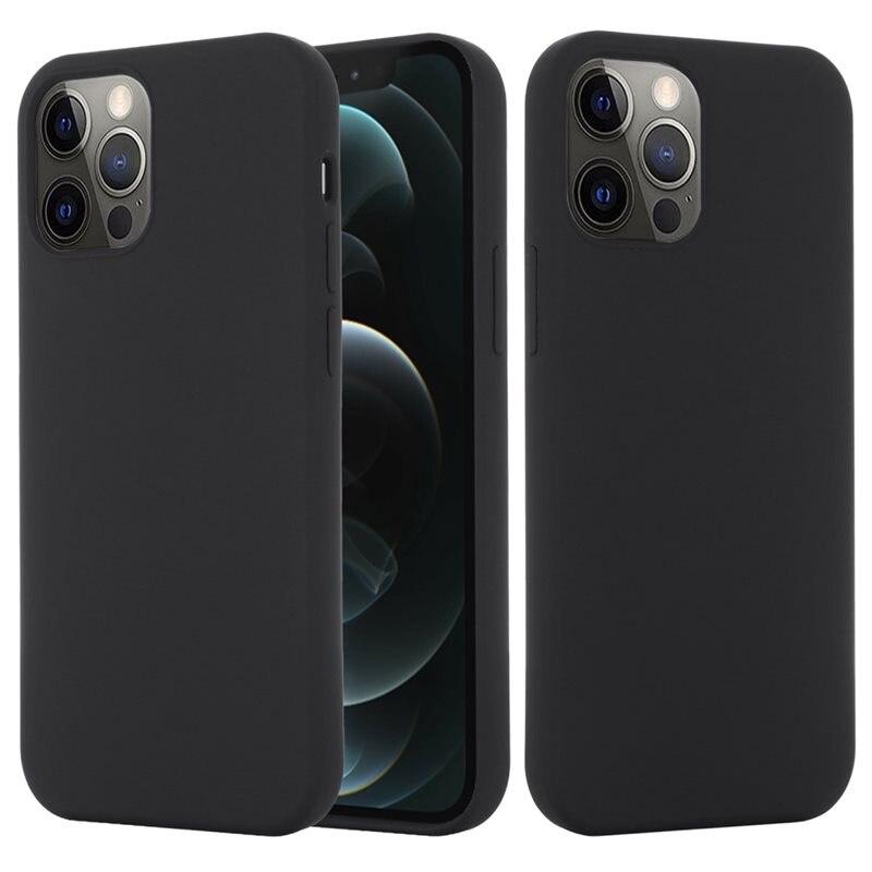 tectTech Silicone Magnetic Case iPhone 14 Pro Black - Mobildeksel med MagSafe