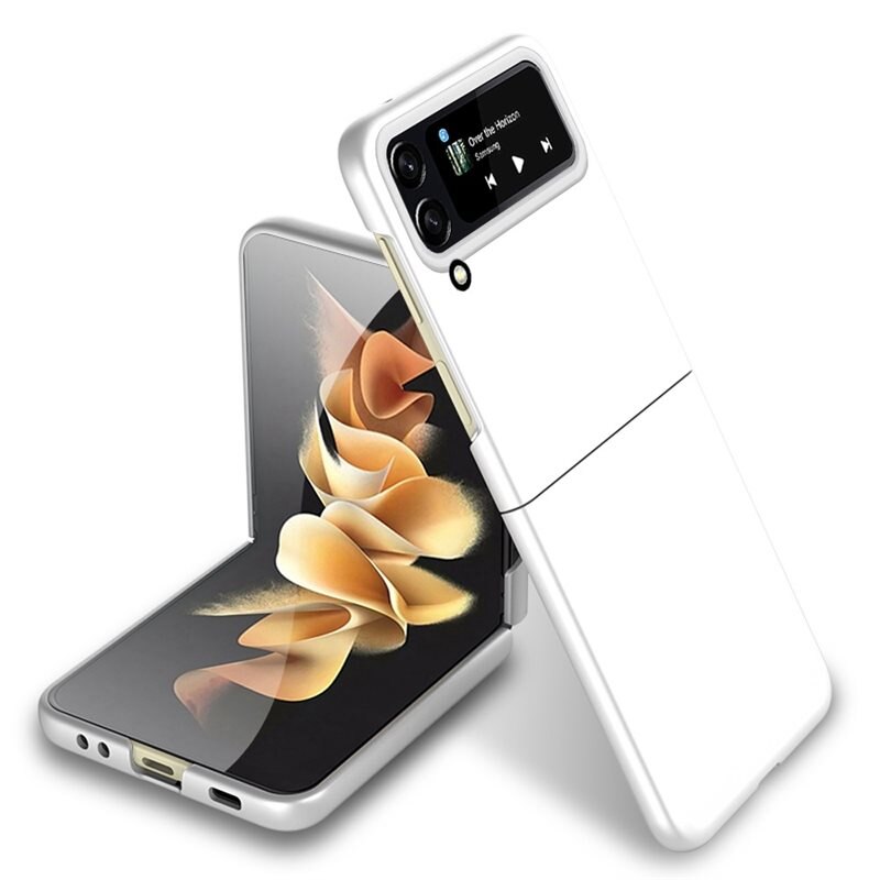 Hard Case Rubberized Samsung Galaxy Z Flip 4 Hvit