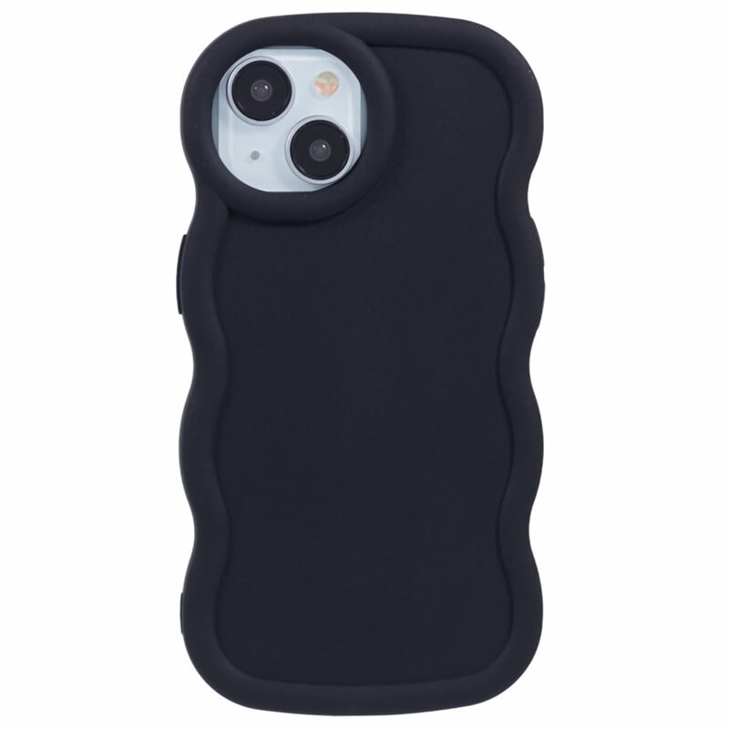 Wavy Edge TPU Deksel iPhone 13 Svart
