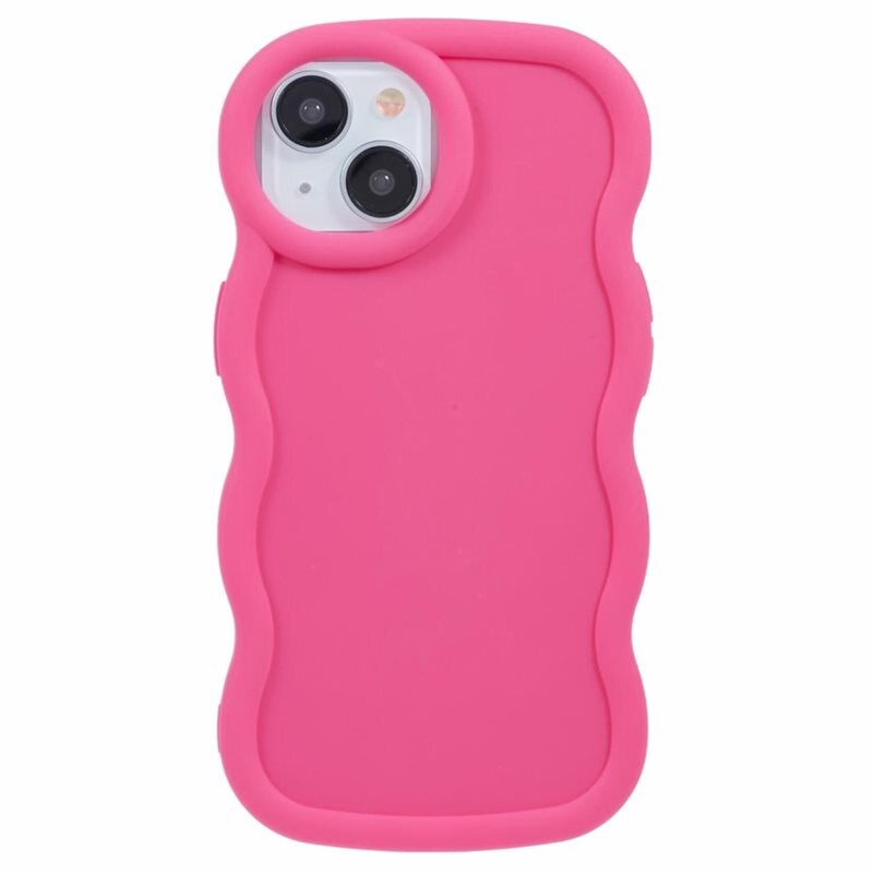 Wavy Edge TPU Deksel iPhone 13 Rosa