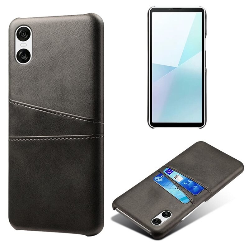 tectTech Card Slots Case Sony Xperia 10 VI Svart - Mobildeksel med praktisk kortspor
