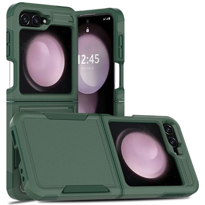 tectTech Off-roas Hybriddeksel Samsung Galaxy Z Flip 7 Grønn