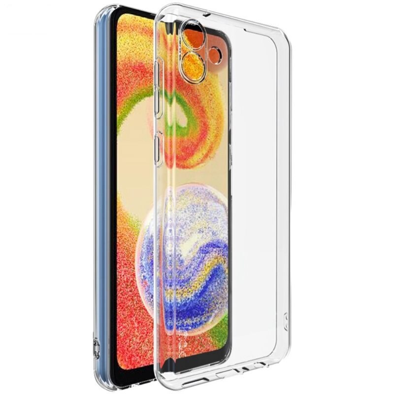 Imak TPU Deksel Samsung Galaxy A04 Gjennomsiktig - Stilrent mobildeksel - Beskytter mobilen din mot skader og slitasje